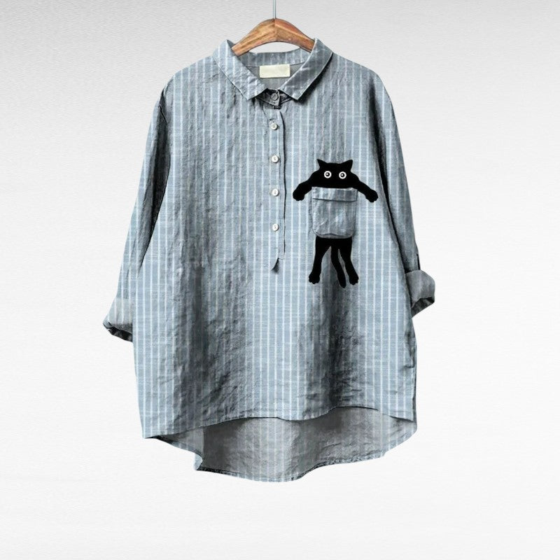 Chloé | Elegante Blusa Estiva in Lino