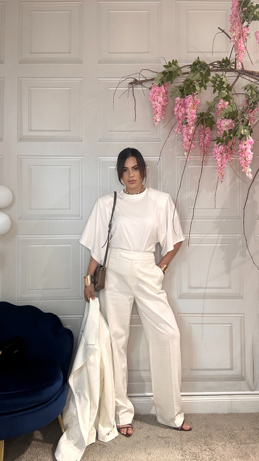Modesta Milano™ | Maxi shirt Stefany Bianca