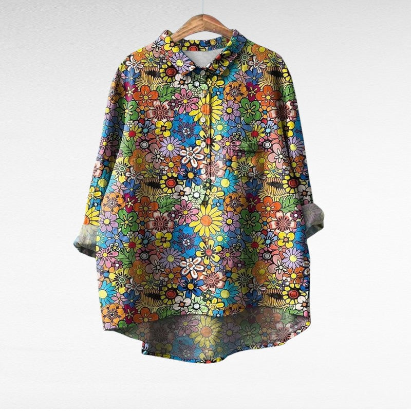 Noémie | Elegante Blusa Estiva in Lino