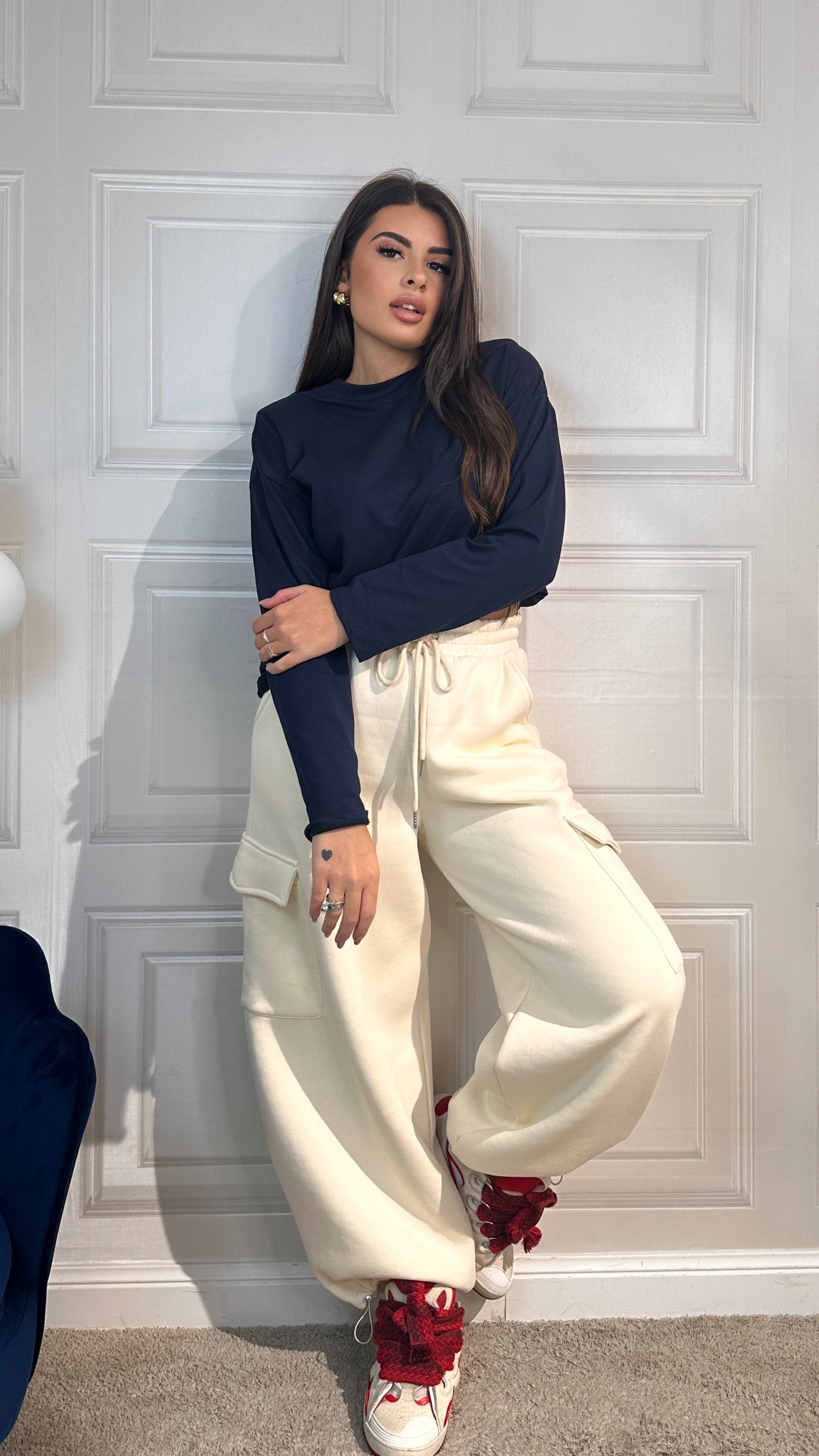 Modesta Milano™ | shirt con spalline blu