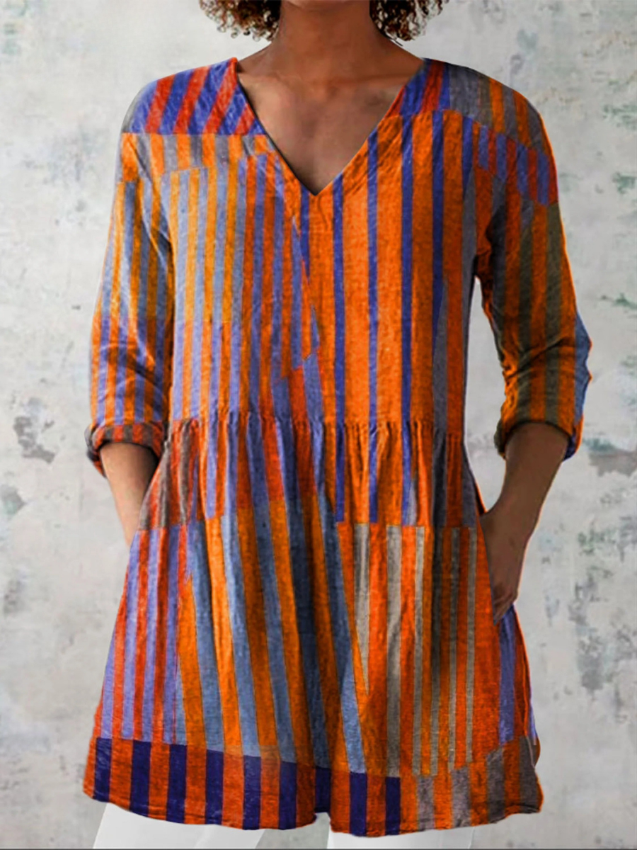 Italia | Blusa Lunga a Righe