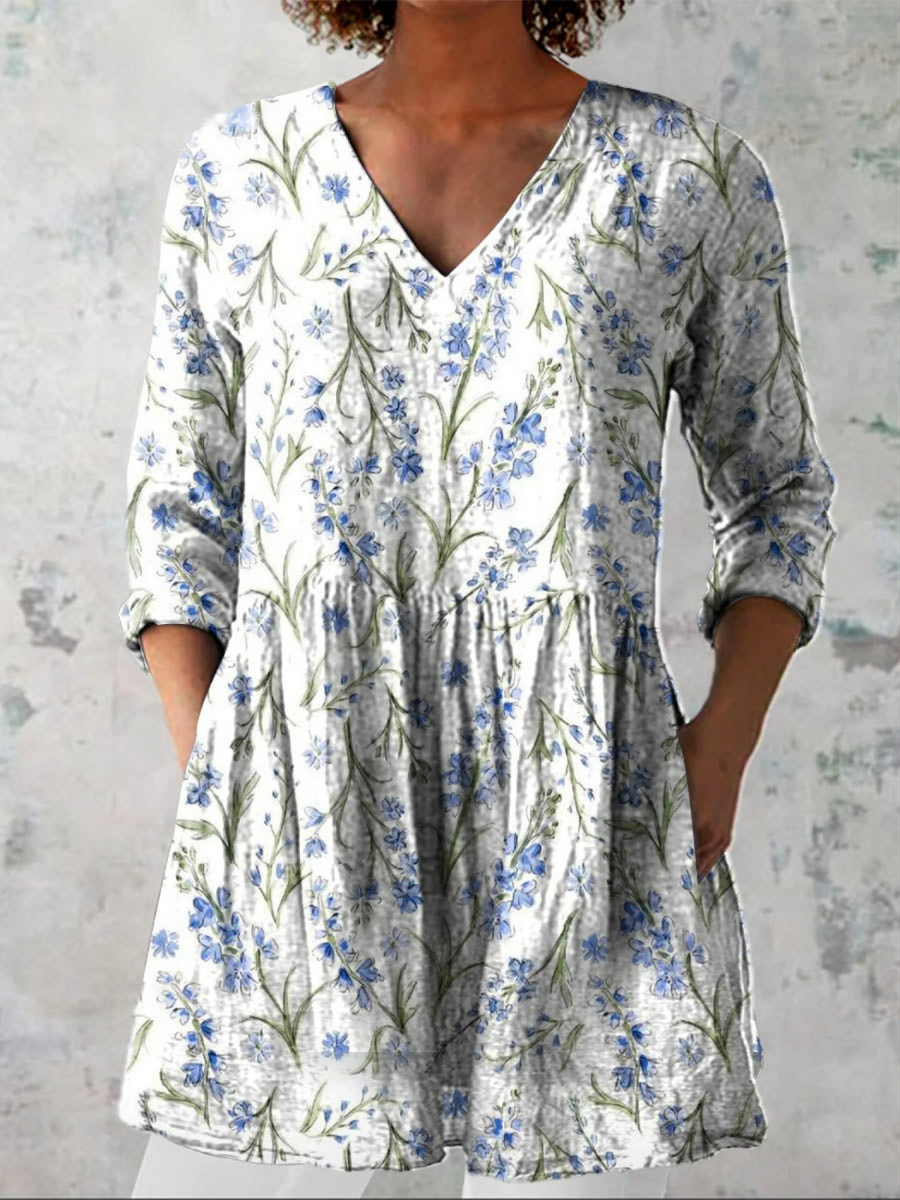 Margherita | Blusa Lunga Floreale