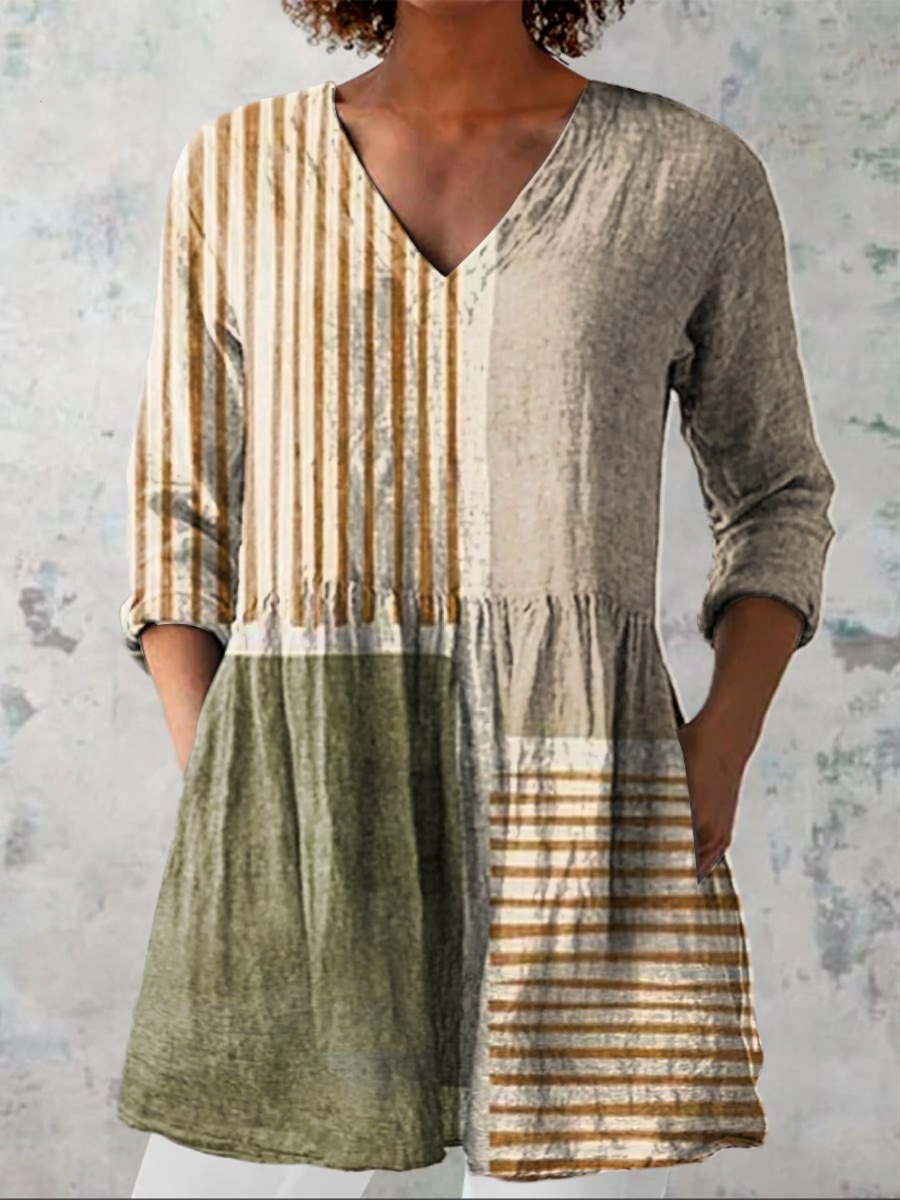 Rosina | Blusa Lunga a Righe