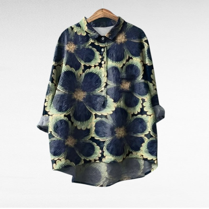 Camille | Elegante Blusa Estiva in Lino