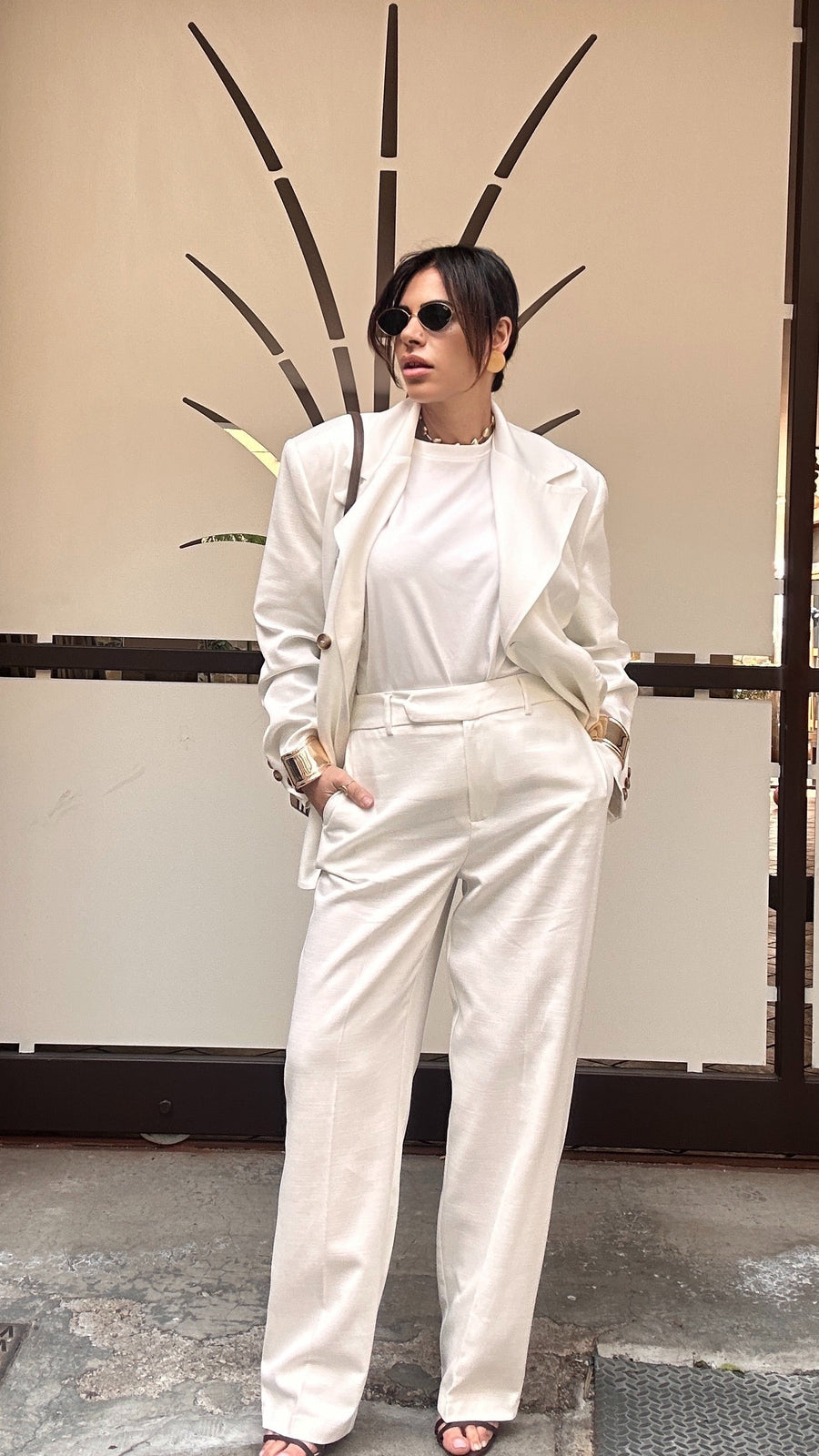 Modesta Milano™ | Maxi shirt Stefany Bianca