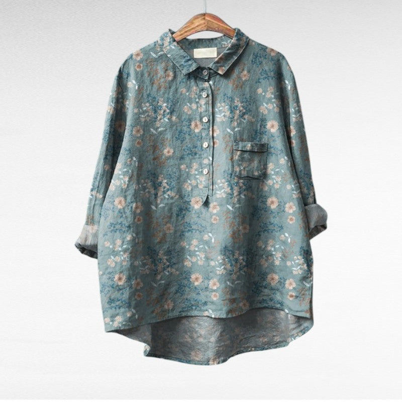 Claire | Elegante Blusa Estiva in Lino