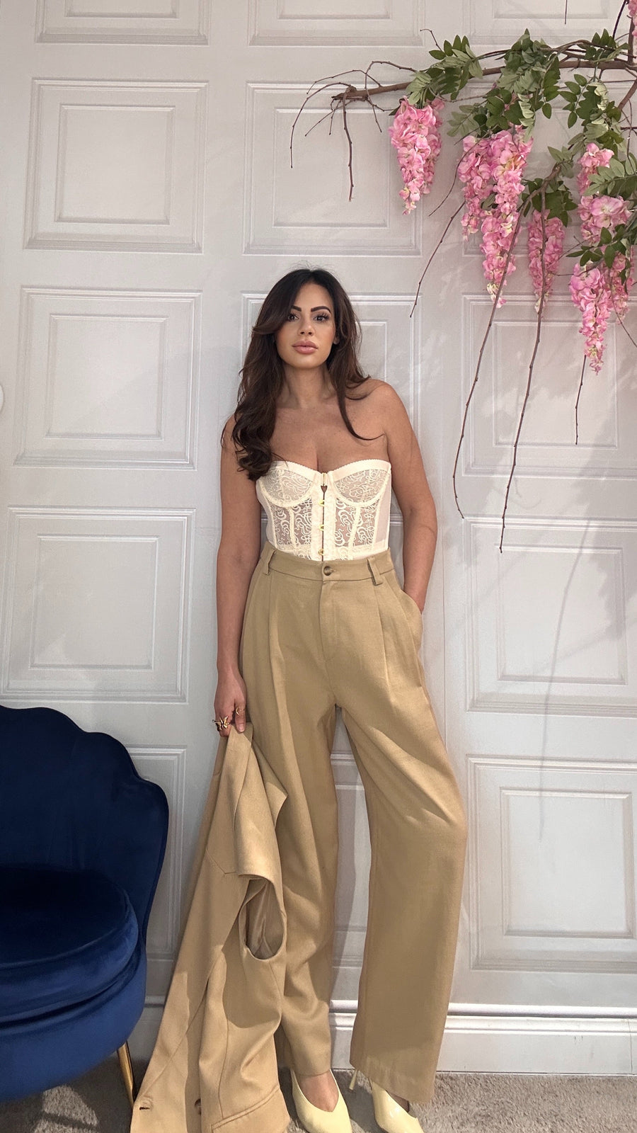 Modesta Milano™ | Pantaloni 67/26 Giulia cappuccino