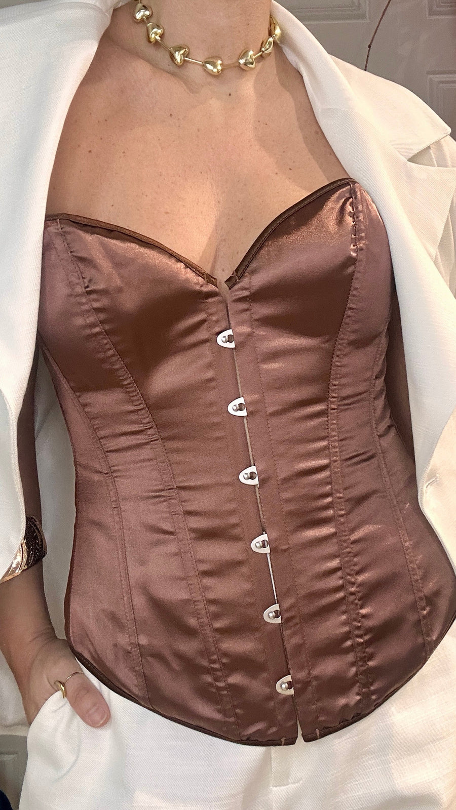 Modesta Milano™ |Bustino Stefany Marrone