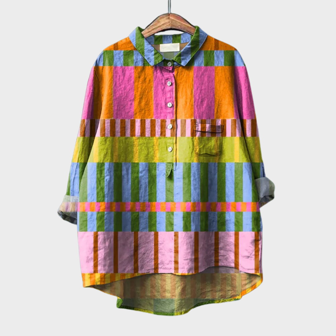 Ámbar | Elegante Blusa Estiva in Lino