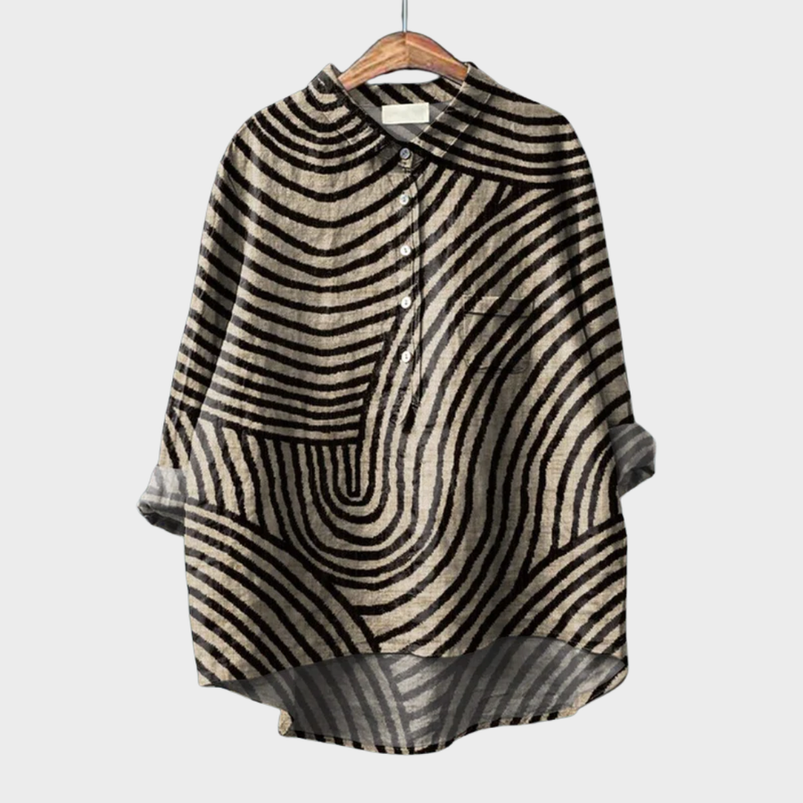 Melina | Elegante Blusa Estiva in Lino