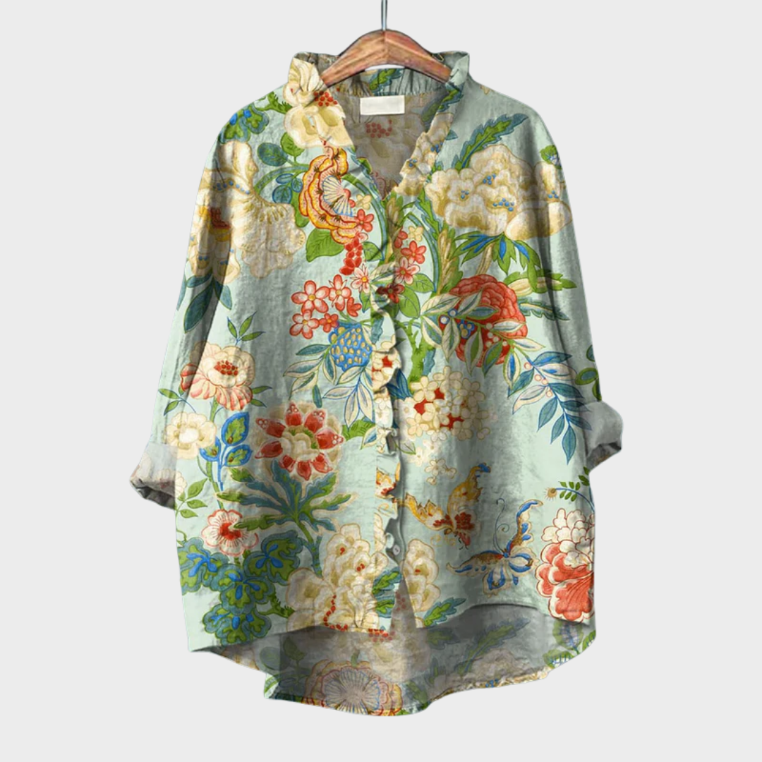 Grace | Blusa Elegante in Lino per l'Estate