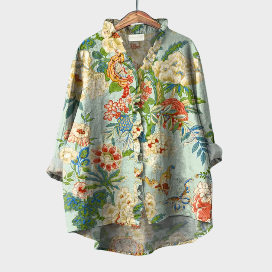 Grace | Blusa Elegante in Lino per l'Estate