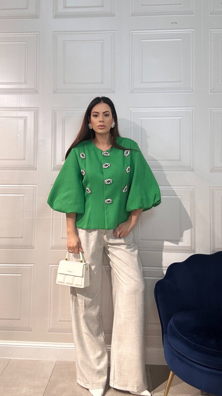 Modesta Milano™ | Giacca Serena verde