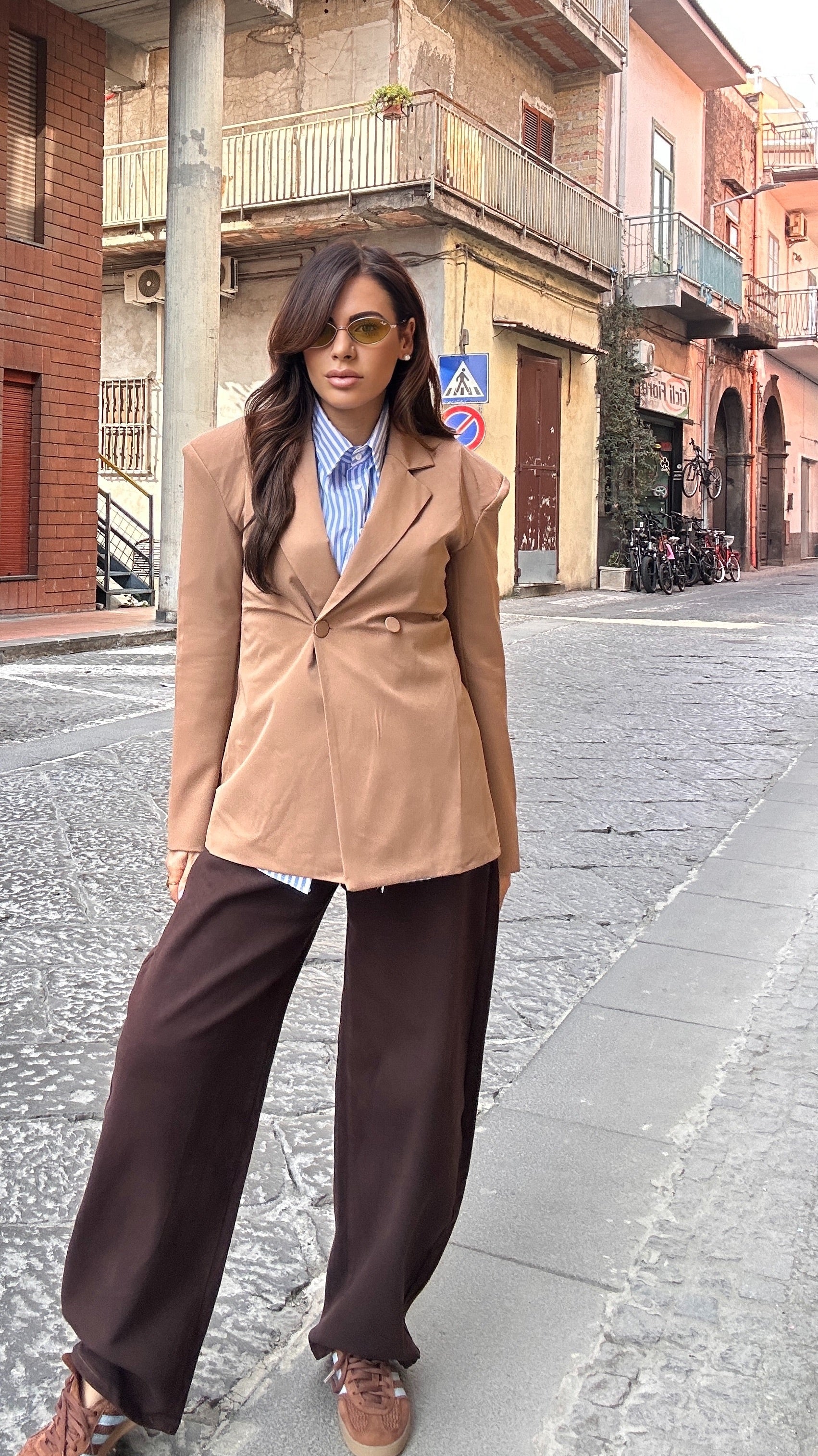 Modesta Milano™ | Giacca camel Serena