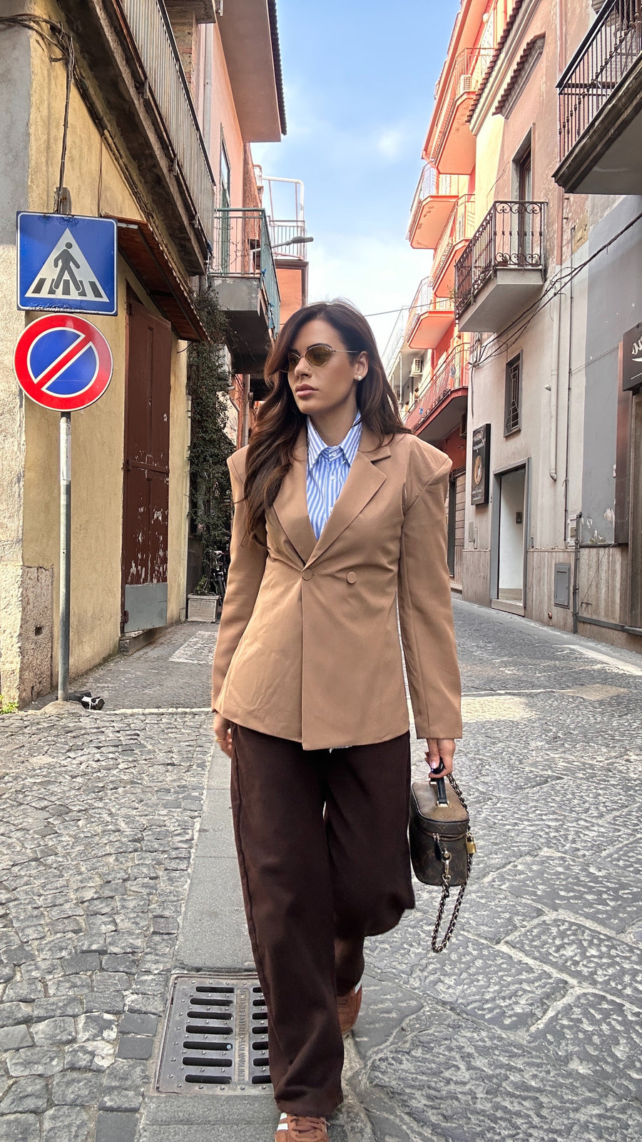 Modesta Milano™ | Giacca camel Serena