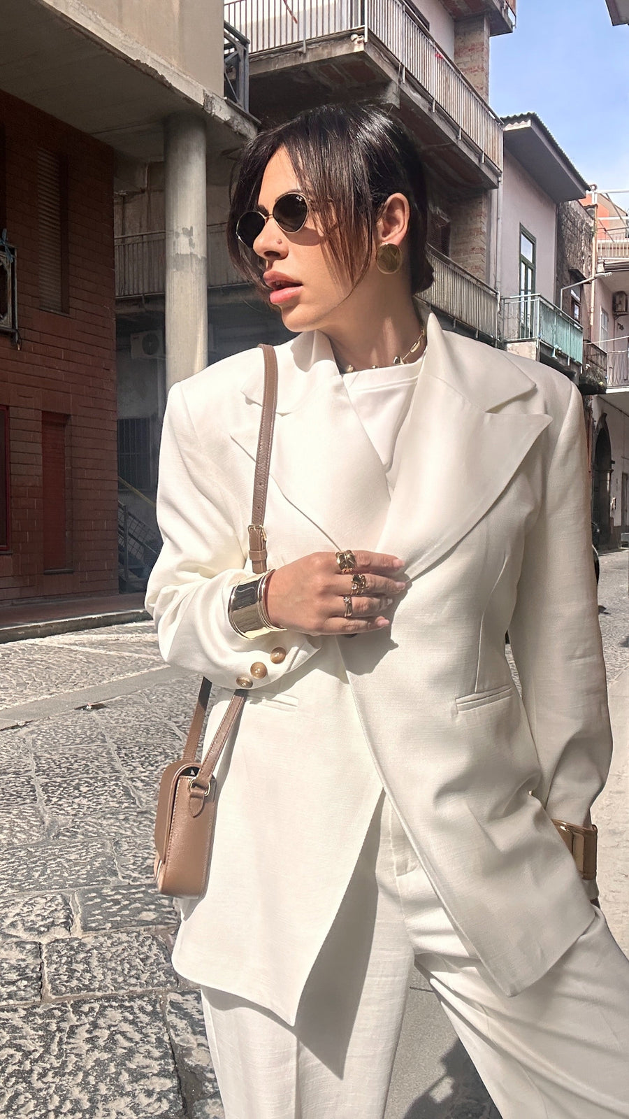 Modesta Milano™ | Giacca Stefany bianco