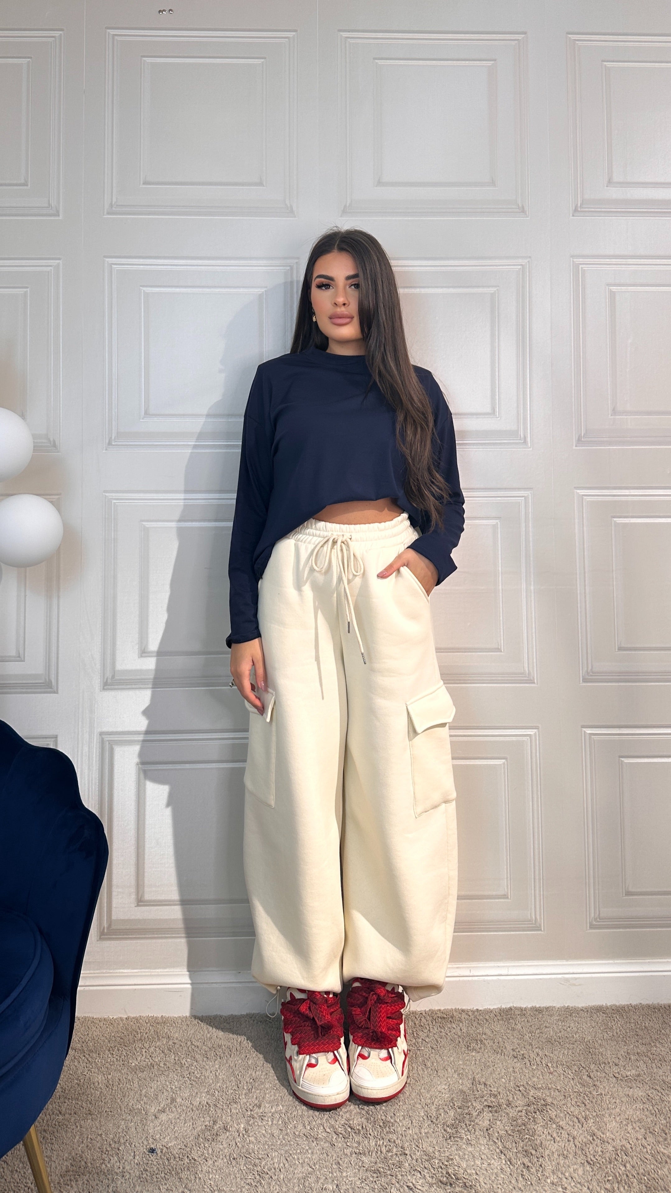 Modesta Milano™ | shirt con spalline blu