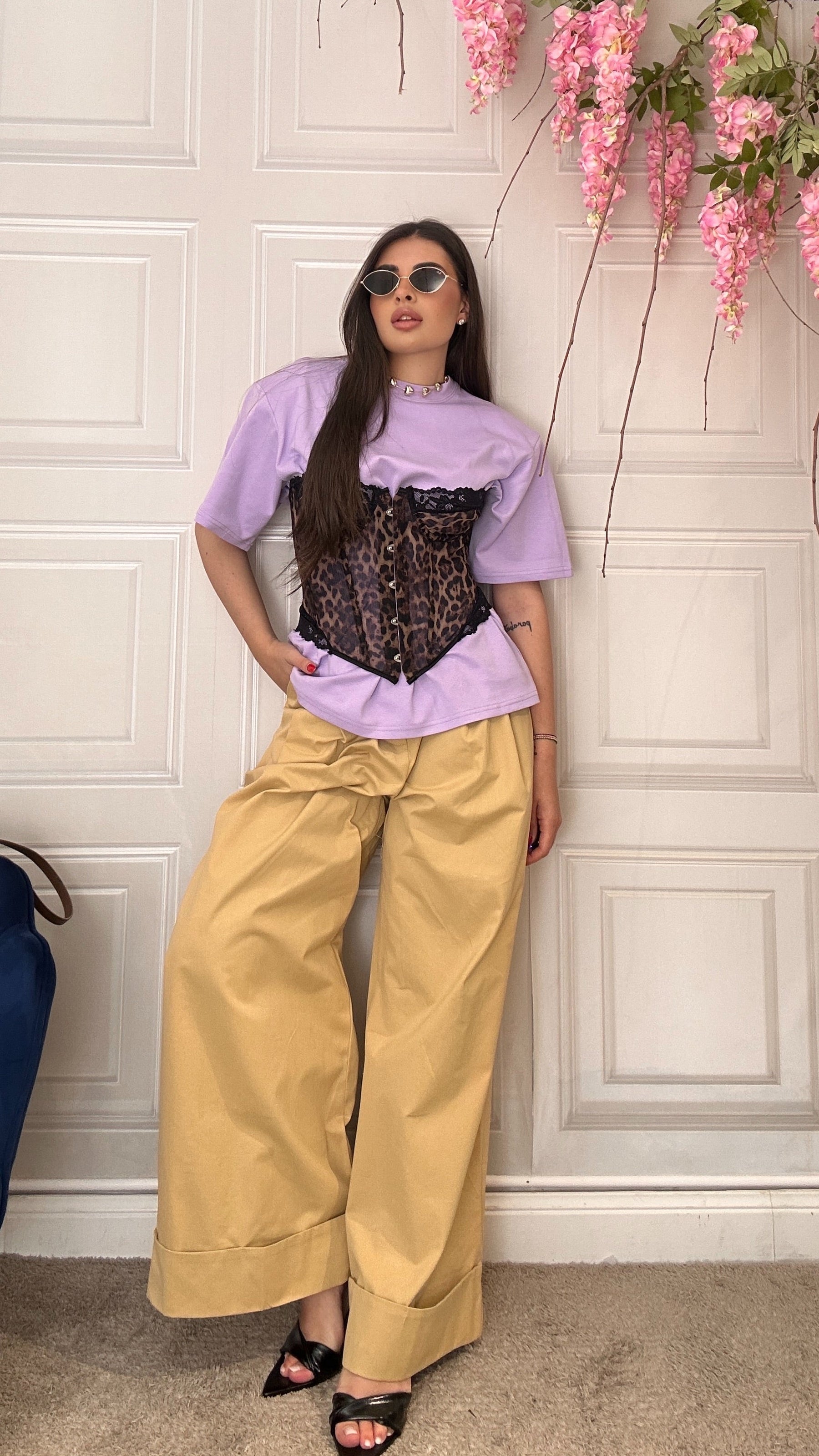 Modesta Milano™ | Pantalone Egipt Beige