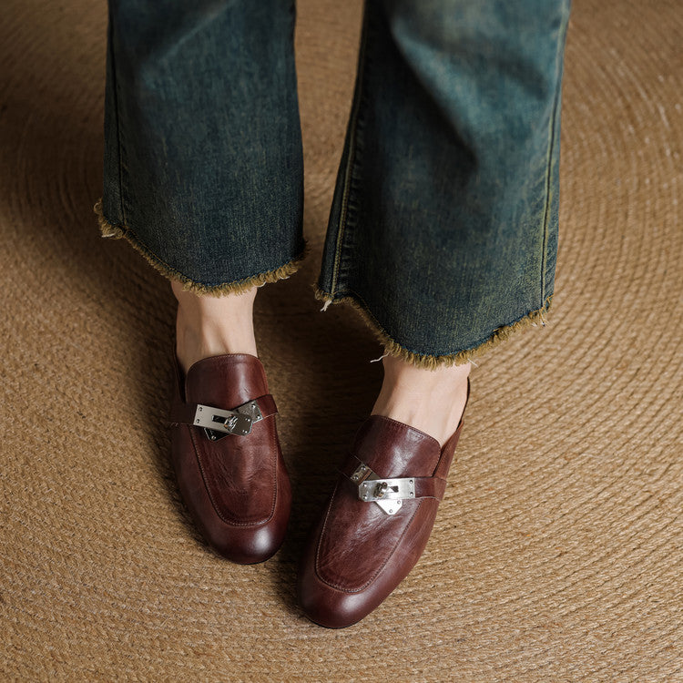 Mariagrazia | Mules Mocassino con Fibbia