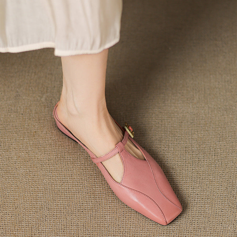 Lavinia | Mules con Cinturino a T