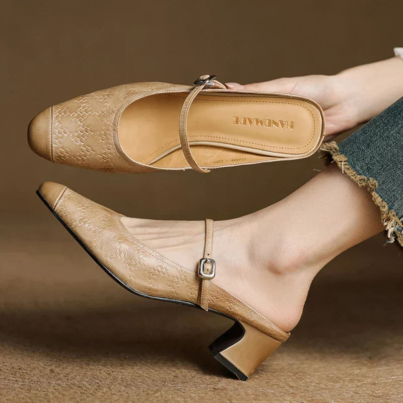 Liana | Mules Mary Jane con Tacco
