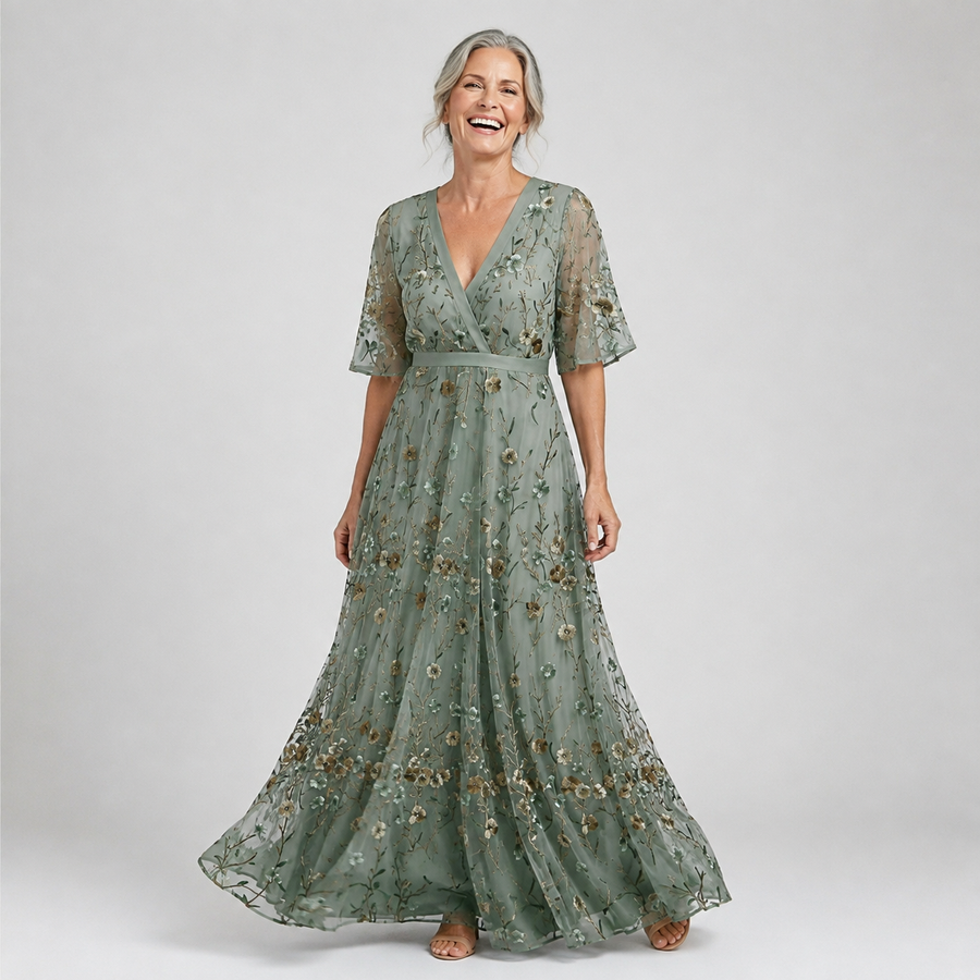 Serena | Abito Maxi Floreale