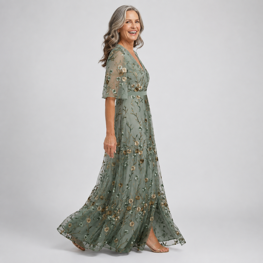 Serena | Abito Maxi Floreale