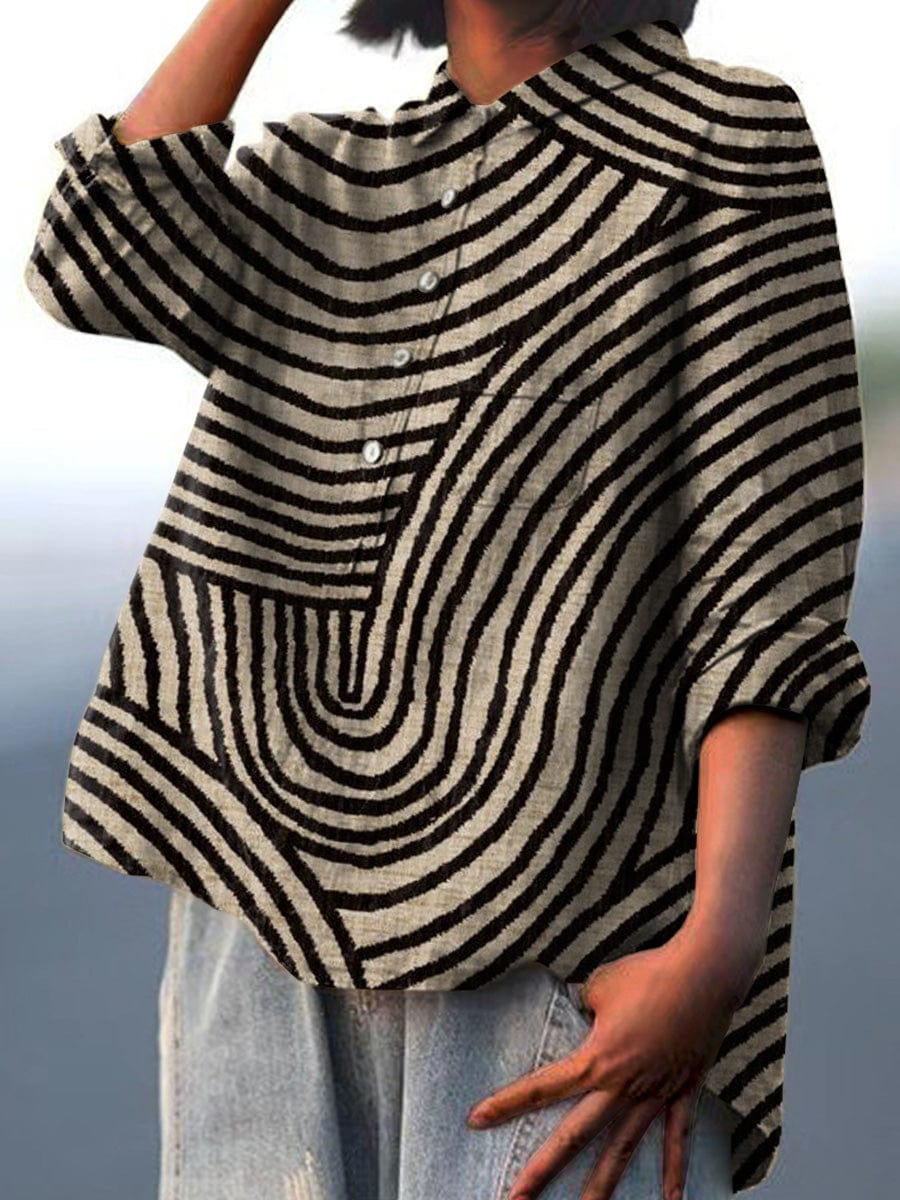 Melina | Elegante Blusa Estiva in Lino