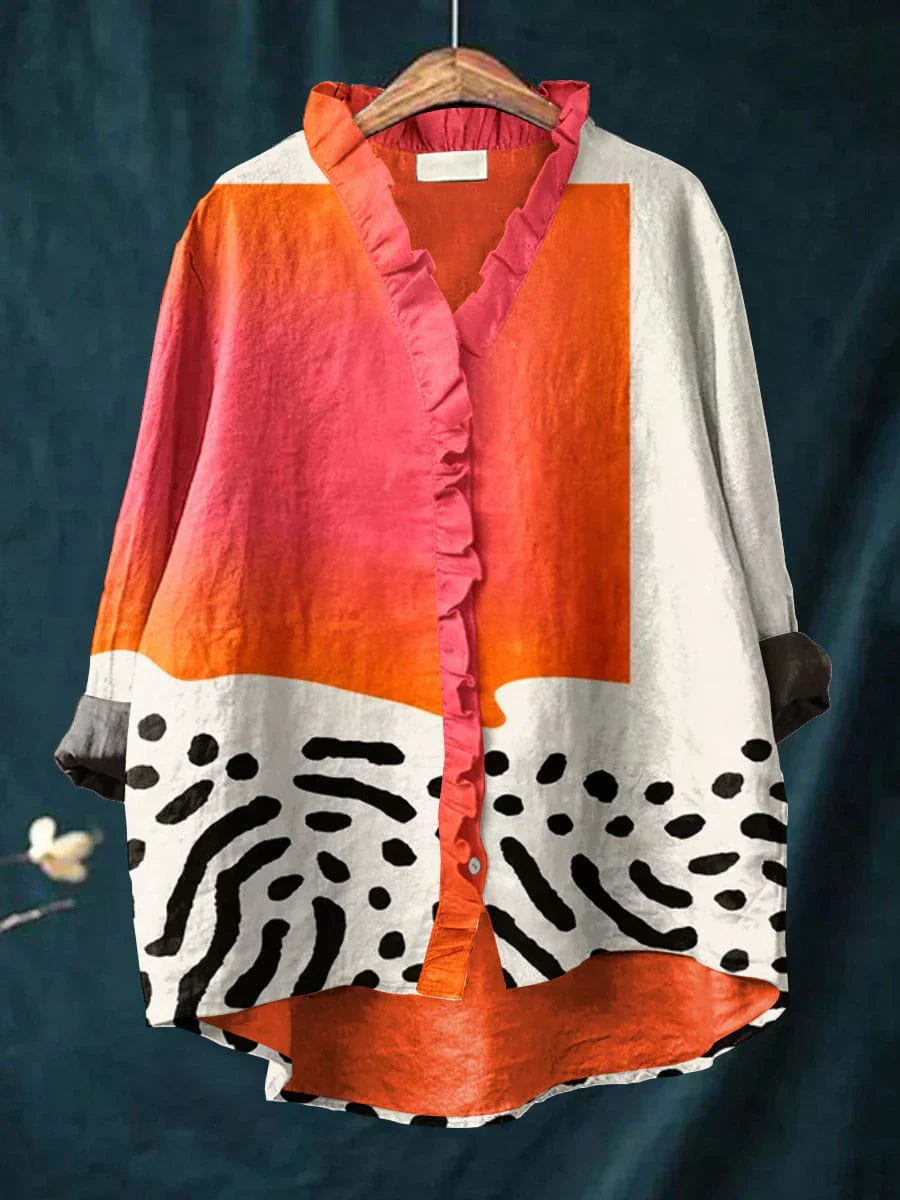 Melinda | Elegante Blusa Estiva in Lino